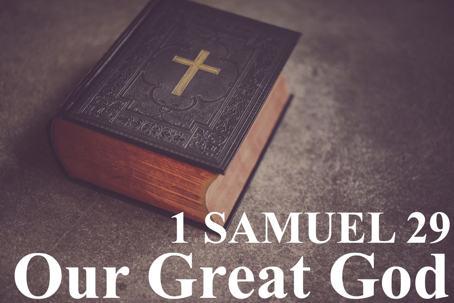 Our Great God, 1 Samuel 29 - Pastor Josh Miller