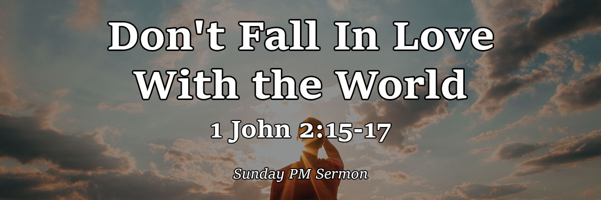Don't Fall In Love With the World, 1 John 2:15-17 - Brother Brian Evancho